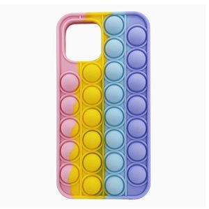 Pop It Phone Case Rainbow iPhone 12/12 Pro